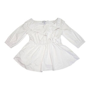 Lane Bryant Beauticurve Off Shoulder White‎ Blouse Size 14